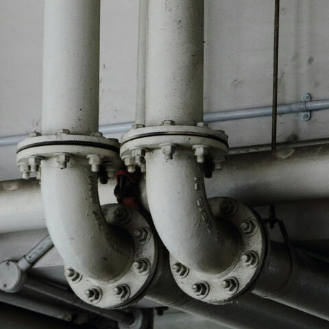 An image of plumbing supplies, which is one of the products we supply.