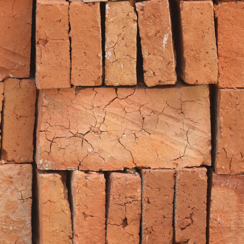 An image of bricks, which is one of the products we supply.